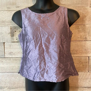🇨🇦 Separate Ways women's lilac  coloured sleeveless blouse in size 12
